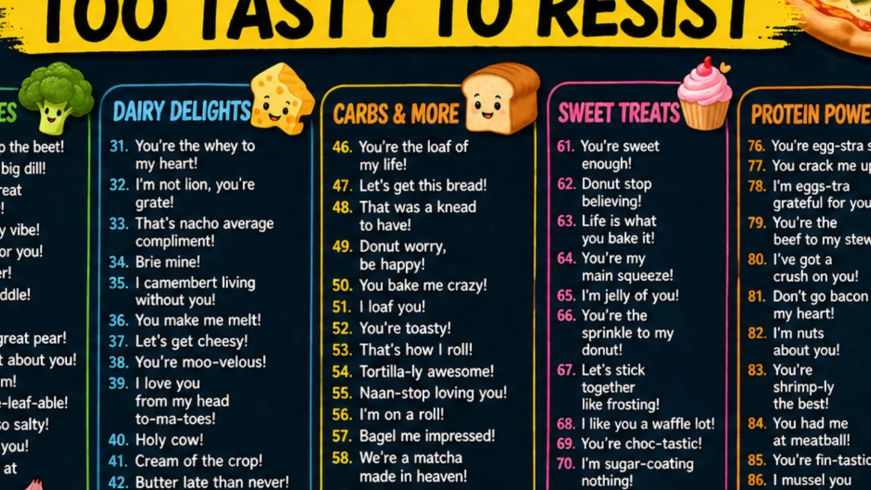 135+ Food Puns That Are Simply Too Tasty to Resist 🍕😂