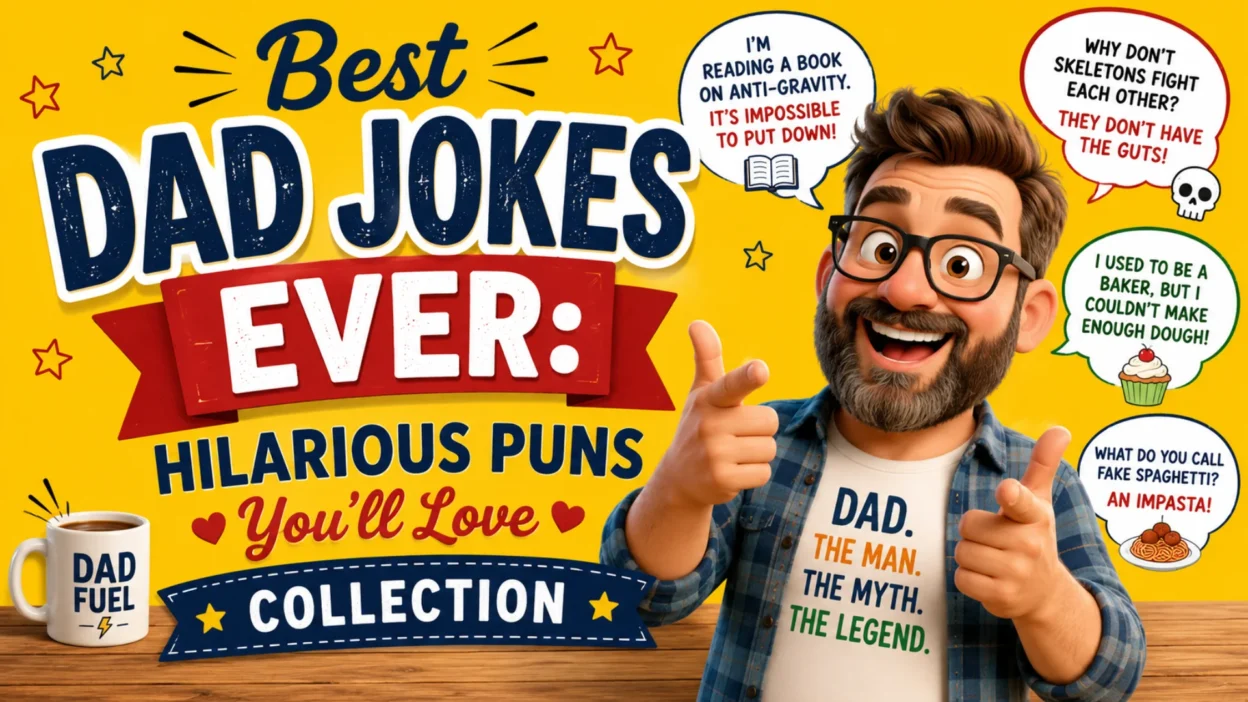 Best Dad Jokes Ever: Hilarious Puns You’ll Love Collection