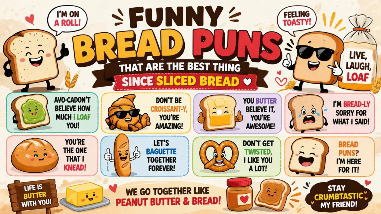 Funny Bread Puns That Are the Best Thing Since Sliced Bread 🍞