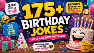 🎂 175+ Birthday Jokes That'll Make Every Party Laugh