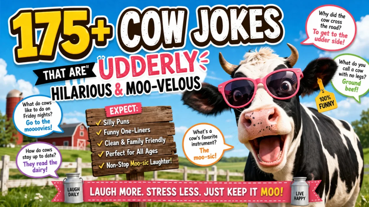 🐄 175+ Cow Jokes That Are Udderly Hilarious & Moo-velous