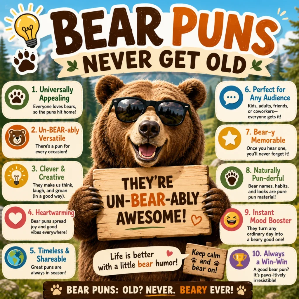 💡 Why Bear Puns Never Get Old