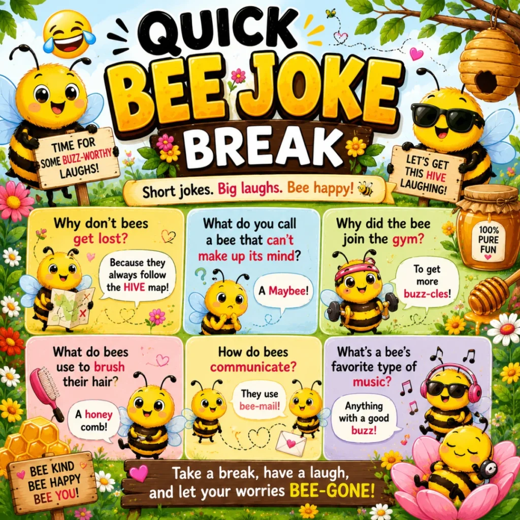 😂 Quick Bee Joke Break