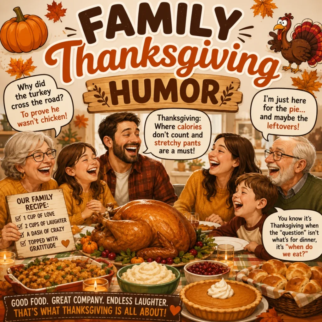 Funny Thanksgiving Puns That Have Everyone Gobbling Laughter
