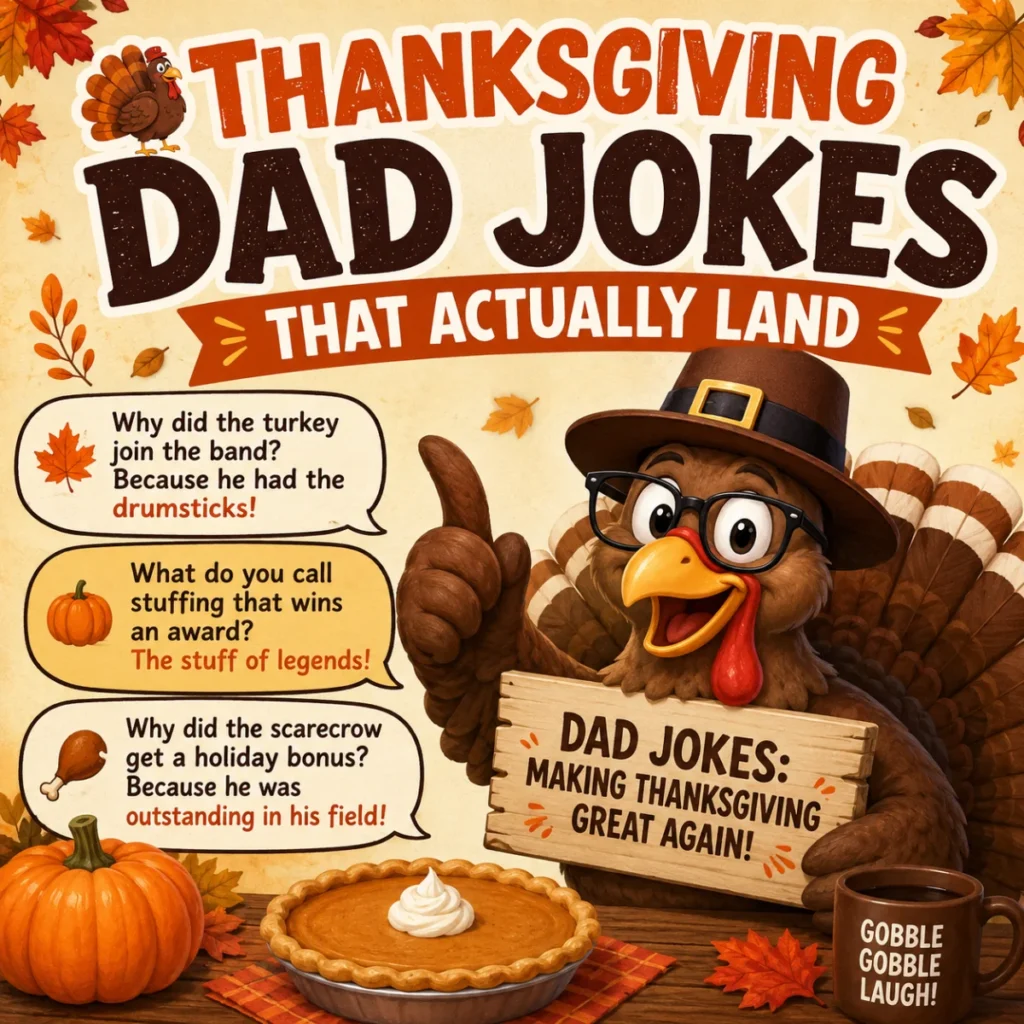 Funny Thanksgiving Puns That Have Everyone Gobbling Laughter