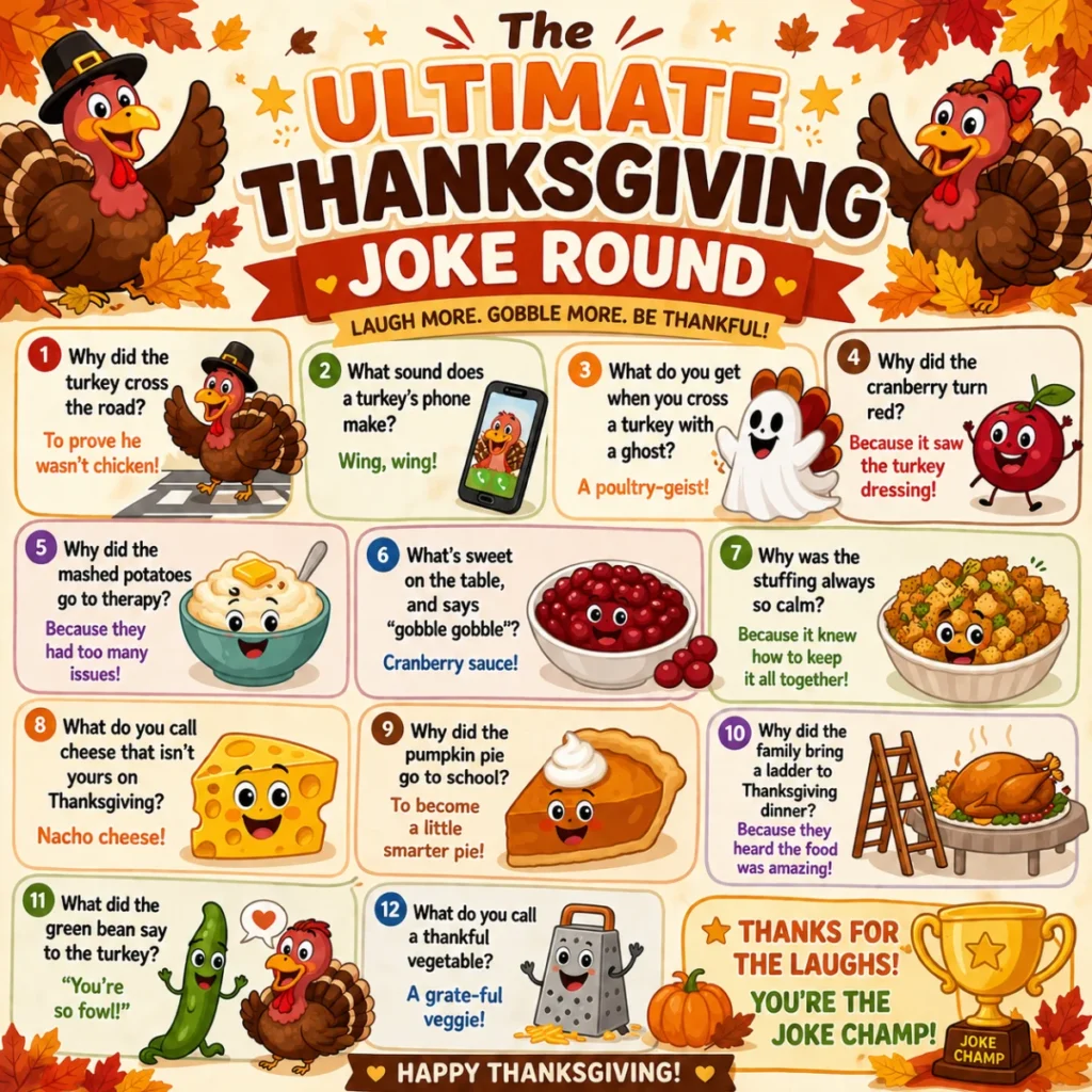 🌟 Ultimate Thanksgiving Joke Round