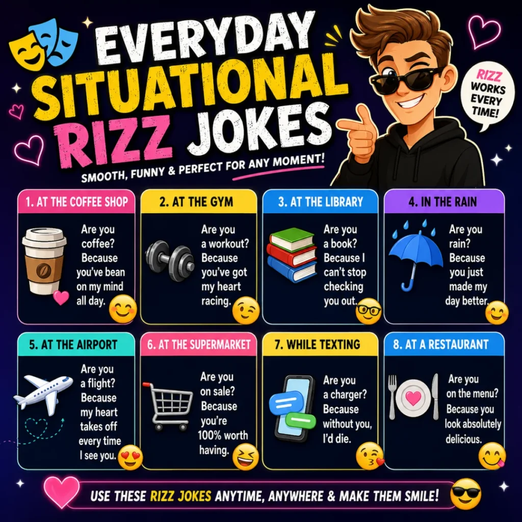 Cheerful 1200×1200 graphic for “Short Divorce Jokes for Text Messages” featuring comic lettering, chat icons, and smiling emoji details.