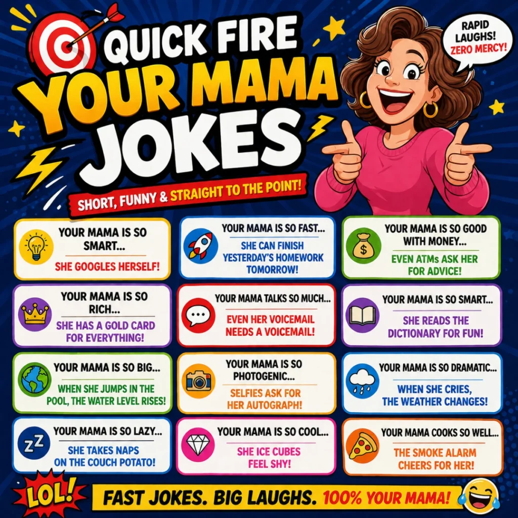 🎯 Quick Fire Your Mama Jokes