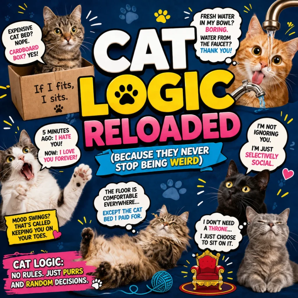 🐱 Cat Logic Reloaded (Because They Never Stop Being Weird)