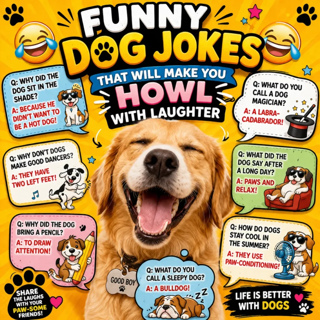 🐶 Funny Dog Jokes That Will Make You Howl With Laughter 