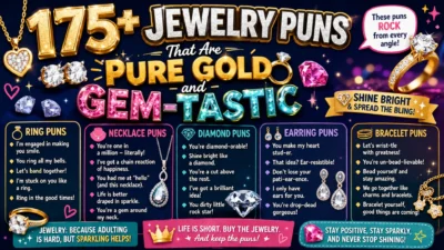 💎 175+ Jewelry Puns That Are Pure Gold and Gem-tastic