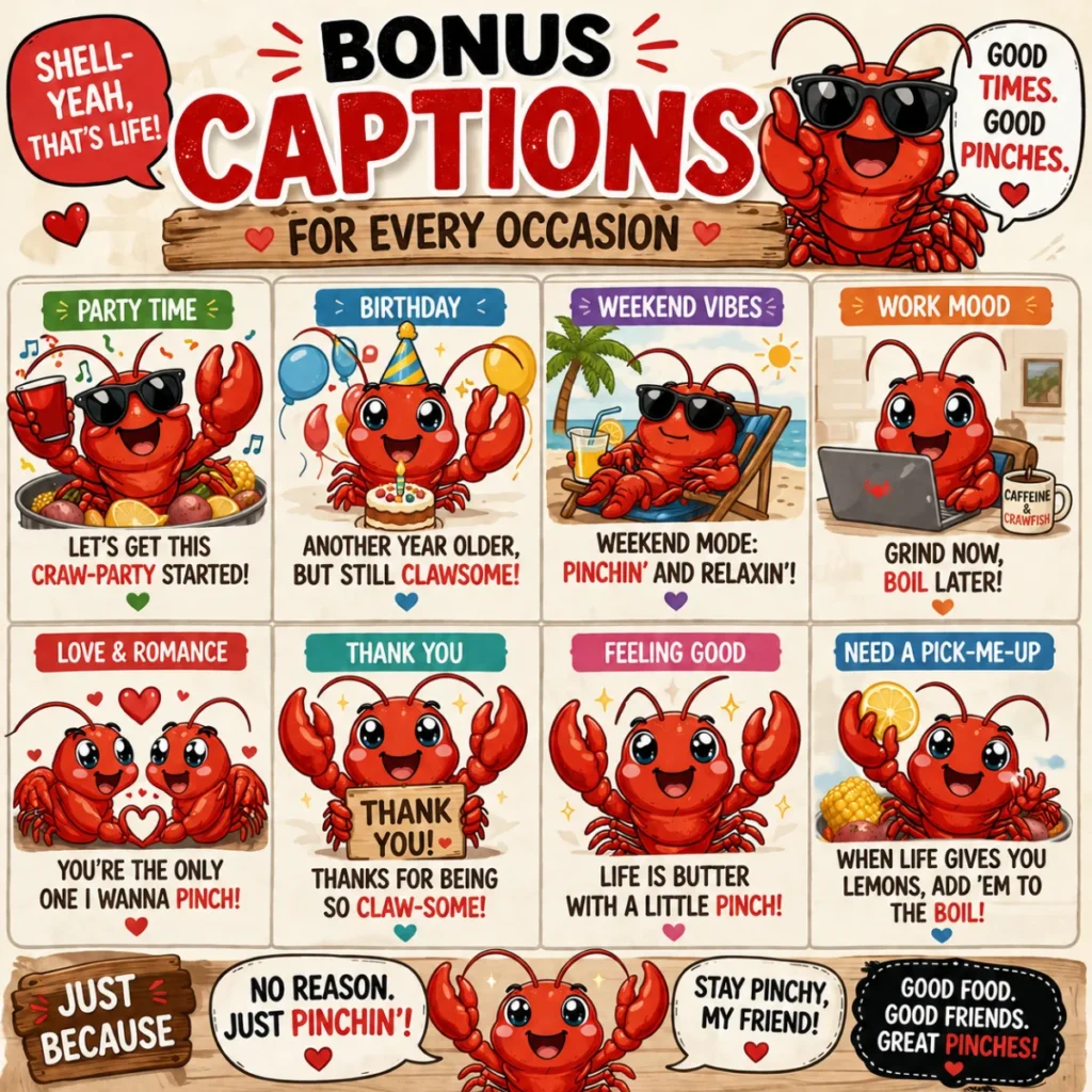 💬 Bonus Captions for Every Occasion