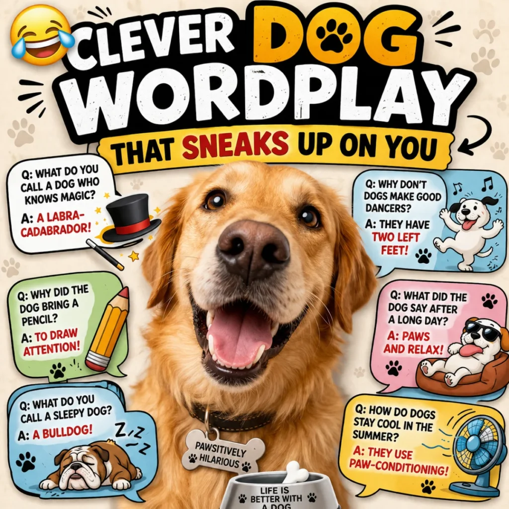 😂 Clever Dog Wordplay That Sneaks Up On You