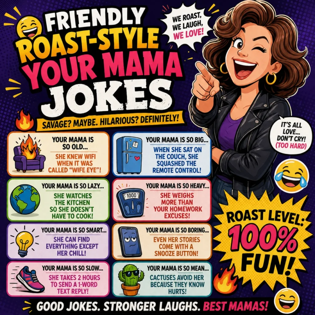 🤣 Friendly Roast-Style Your Mama Jokes