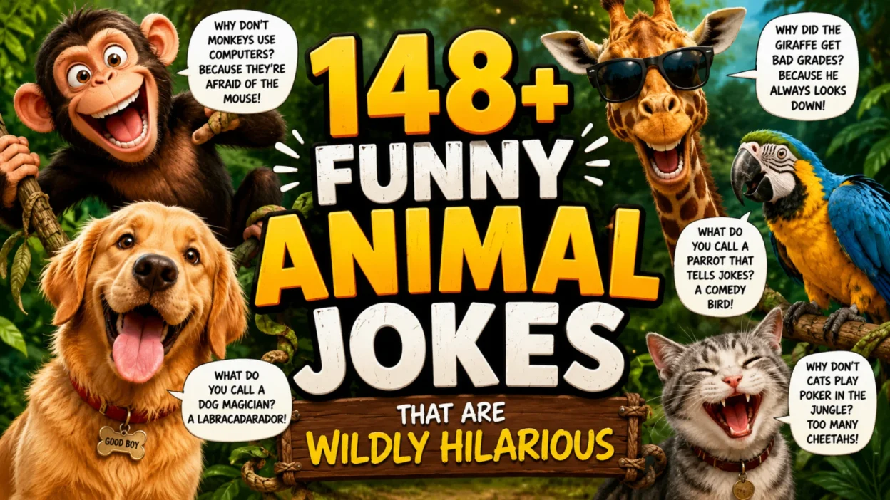 Colorful 1920×1080 banner featuring diverse smiling people, playful icons, and bold typography for “359+ Cool, Unique, Cute & Gender-Neutral Name Ideas.”