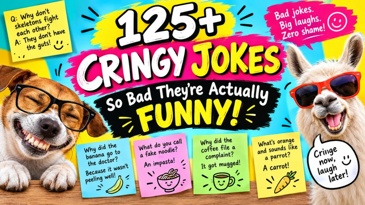 125+ cringy jokes so bad they’re actually funny