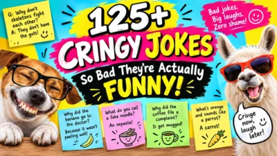 125+ cringy jokes so bad they’re actually funny