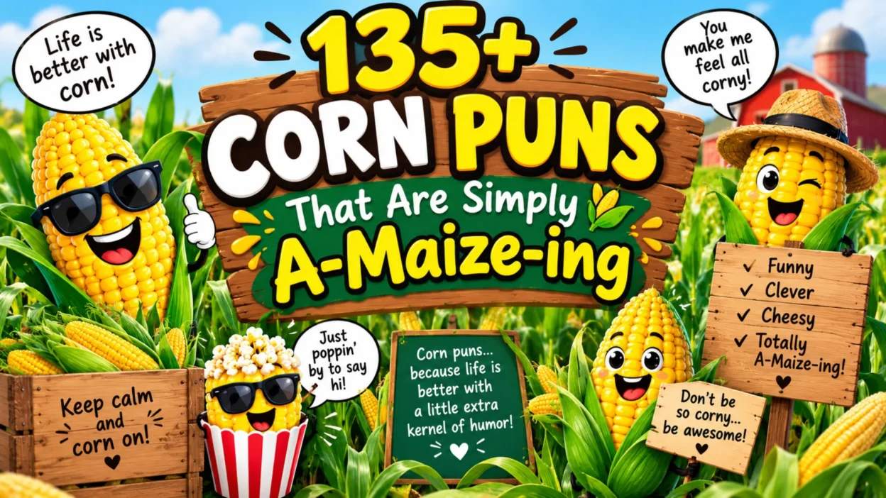135+ corn puns that are simply a-maize-ing