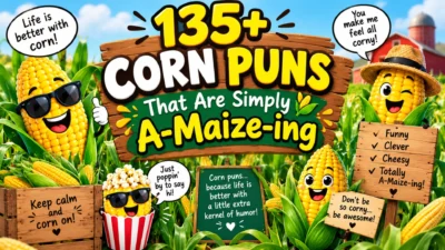 135+ corn puns that are simply a-maize-ing