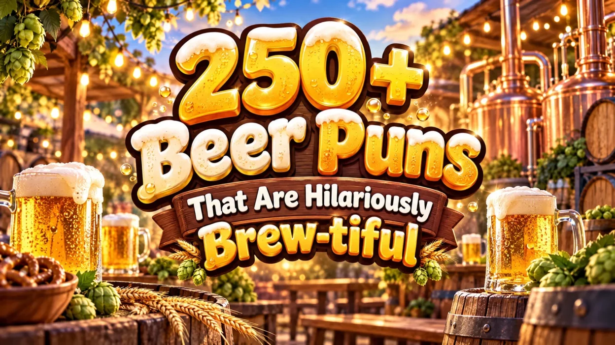 250+ Beer Puns That Are Hilariously Brew-tiful